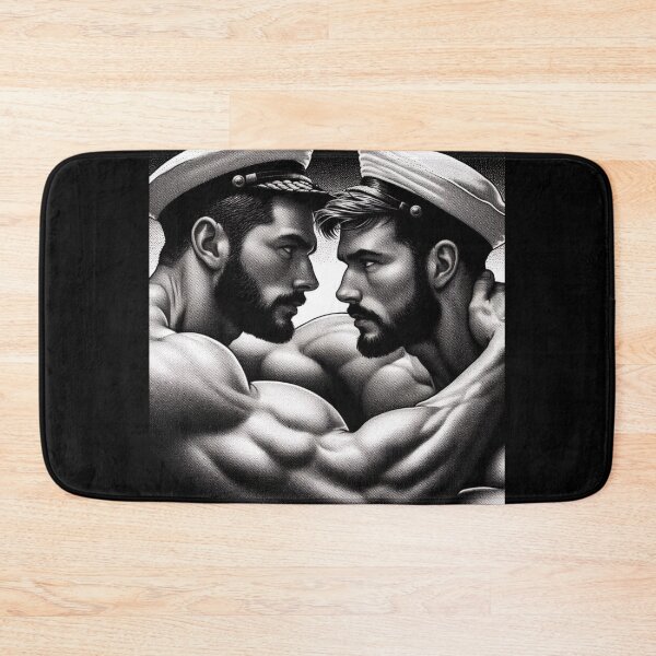 Item preview, 1940s San Francisco All Hands On Deck Tom of Finland Tribute Gay Pride Graphic Design designed and sold by ItsAKinkThing.