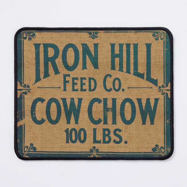 Item preview, vintage burlap style burlap feed sack iron hill designed and sold by Marcee Duggar.