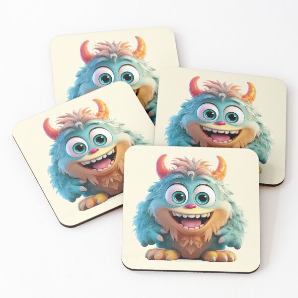 Item preview, My Cuddly Monster, Friendly Fun, Cute Friend designed and sold by CharlottePlaceArt.
