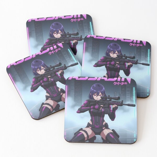 Item preview, Futuristic cyberpunk assassin in the fog designed and sold by Salimgor Hangaround Music.