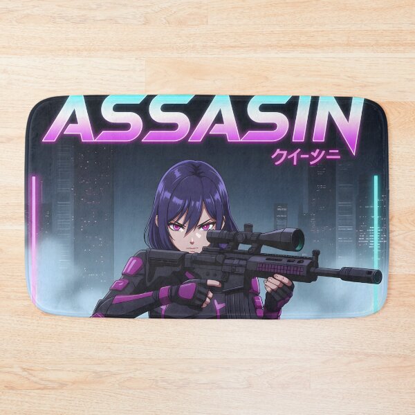 Item preview, Futuristic cyberpunk assassin in the fog designed and sold by Salimgor Hangaround Music.