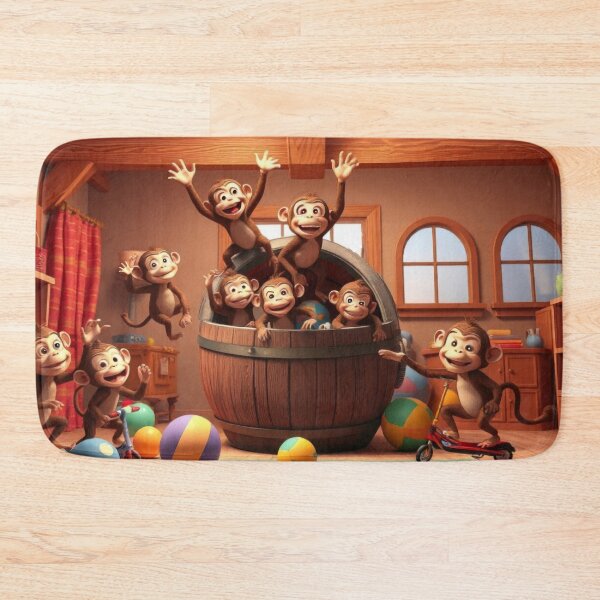 Item preview, Barrel Full Of Monkeys designed and sold by RockCreekImages.
