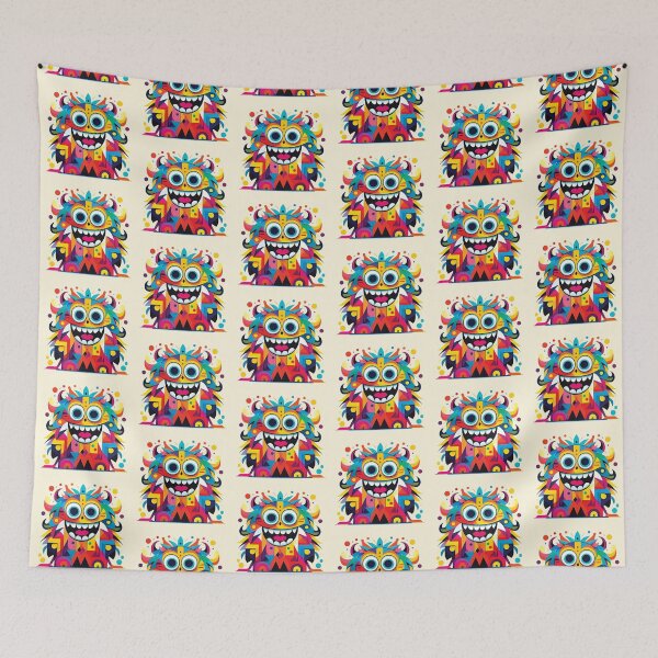 Item preview, My Cuddly Monster, Friendly Fun, Cute Friend designed and sold by CharlottePlaceArt.