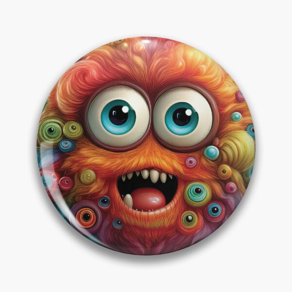 Item preview, My Cuddly Monster, Friendly Fun, Cute Friend designed and sold by CharlottePlaceArt.