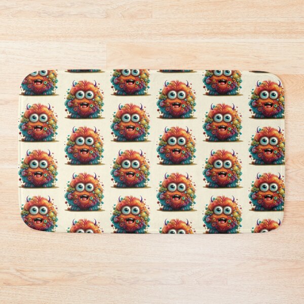 Item preview, My Cuddly Monster, Friendly Fun, Cute Friend designed and sold by CharlottePlaceArt.