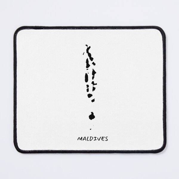 Item preview, Minimalist Maldives Map designed and sold by Maldivibes.