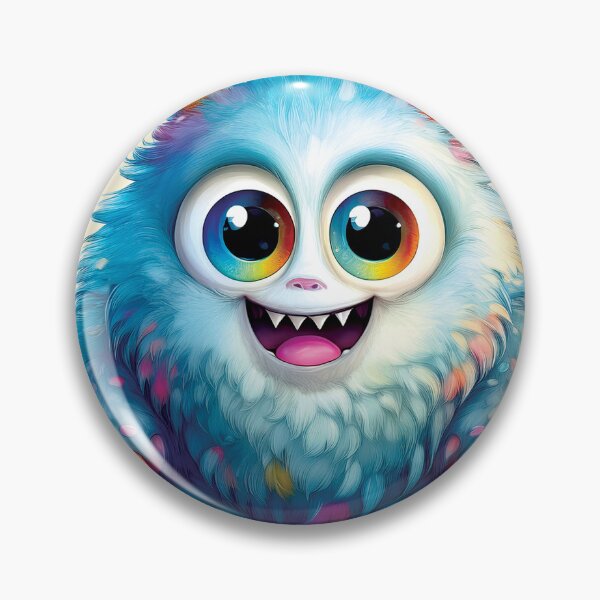 Item preview, My Cuddly Monster, Friendly Fun, Cute Friend designed and sold by CharlottePlaceArt.