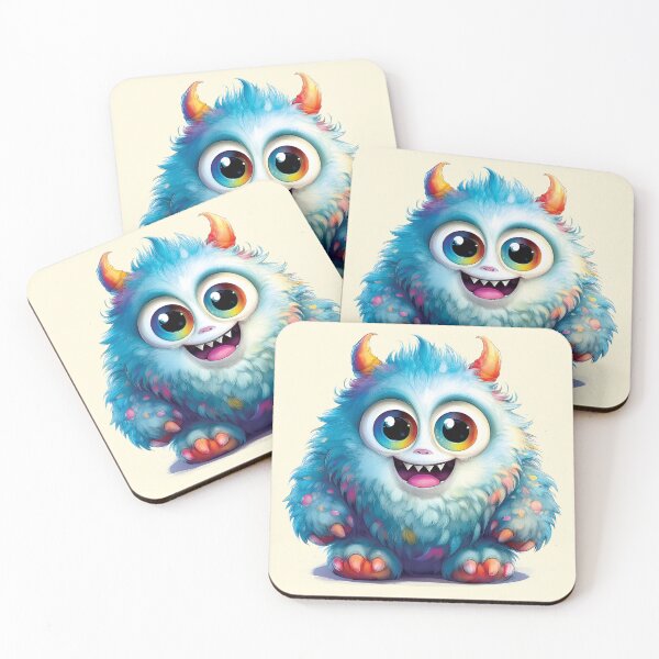 Item preview, My Cuddly Monster, Friendly Fun, Cute Friend designed and sold by CharlottePlaceArt.