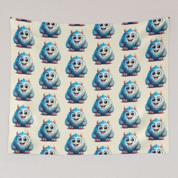Item preview, My Cuddly Monster, Friendly Fun, Cute Friend designed and sold by CharlottePlaceArt.
