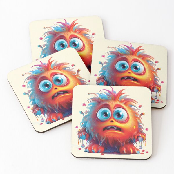 Item preview, My Sad Cuddly Monster, Friendly Fun, Cute Friend designed and sold by CharlottePlaceArt.