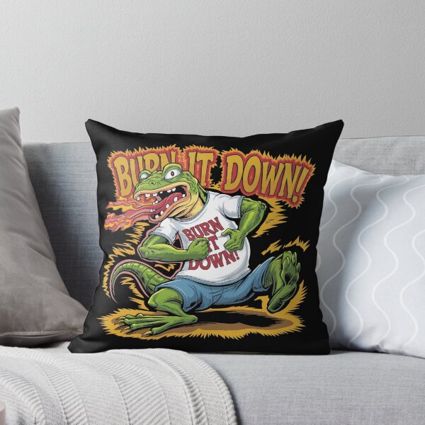 Item preview, lizard meme Burn it down inspired by seth rollins designed and sold by Uglyandcute.