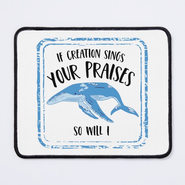 Item preview, Worship Lyrics - If Creation Sings Your Praises So Will I - Blue Whale designed and sold by JacquelineLim.