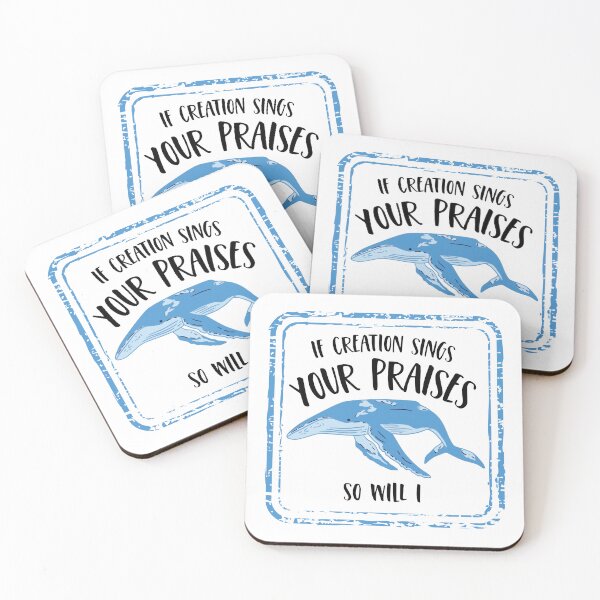 Item preview, Worship Lyrics - If Creation Sings Your Praises So Will I - Blue Whale designed and sold by JacquelineLim.