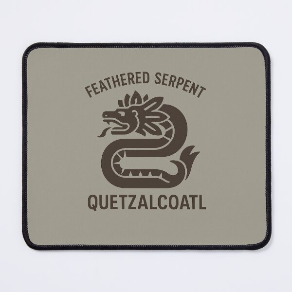 Item preview, Quetzalcoatl – Feathered Serpent Icon (Mesoamerican Mythology) designed and sold by Bratak.