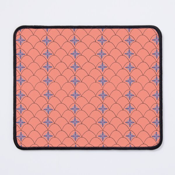 Item preview, Abstract design in fish scale repeating pattern designed and sold by Svasti Arts and Designs.