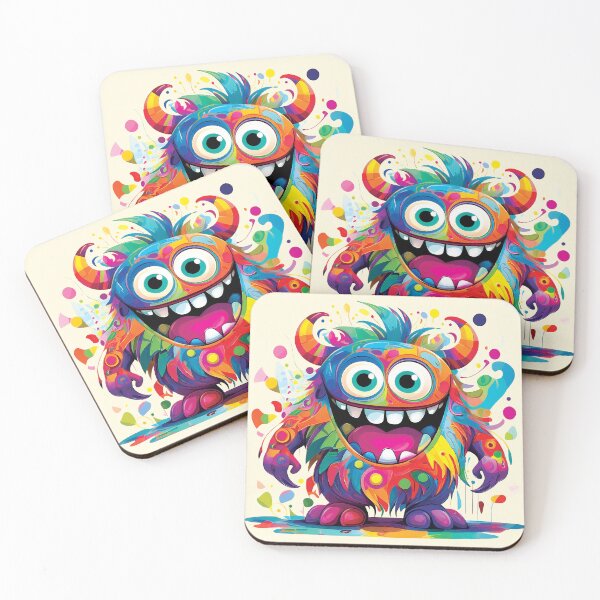 Item preview, My Cuddly Monster, Friendly Fun, Cute Friend designed and sold by CharlottePlaceArt.