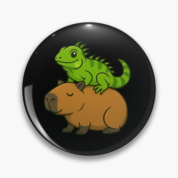 Item preview, Funny Capybara Iguana Animal Lover Boys Girls Kids designed and sold by rafaeltto.