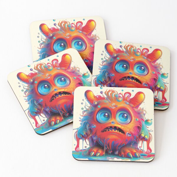 Item preview, My Sad Cuddly Monster, Friendly Fun, Cute Friend designed and sold by CharlottePlaceArt.