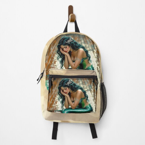 Item preview, A Mermaid on a Wooden Deck designed and sold by KhAIa Reeve Art Studio.