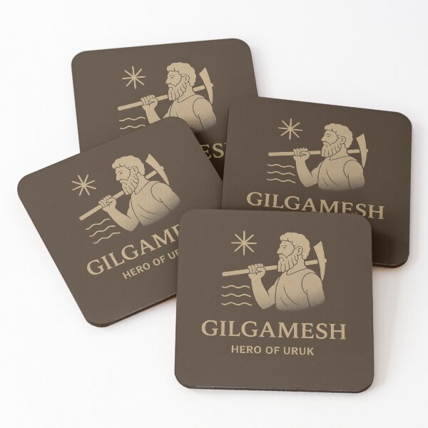 Item preview, Gilgamesh – Hero of Uruk (Mesopotamian Mythology Design) designed and sold by Bratak.