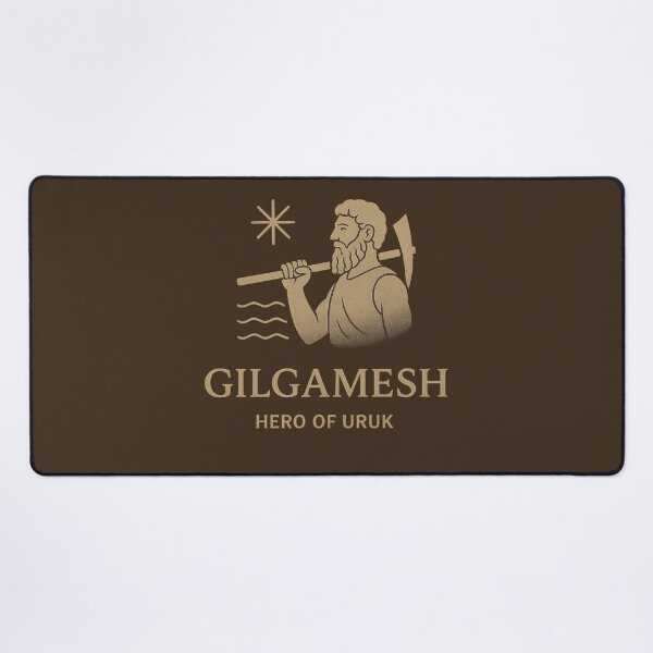 Item preview, Gilgamesh – Hero of Uruk (Mesopotamian Mythology Design) designed and sold by Bratak.