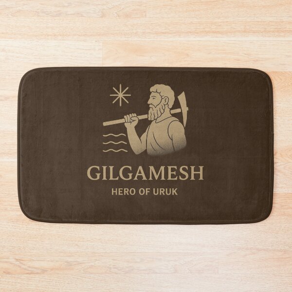 Item preview, Gilgamesh – Hero of Uruk (Mesopotamian Mythology Design) designed and sold by Bratak.