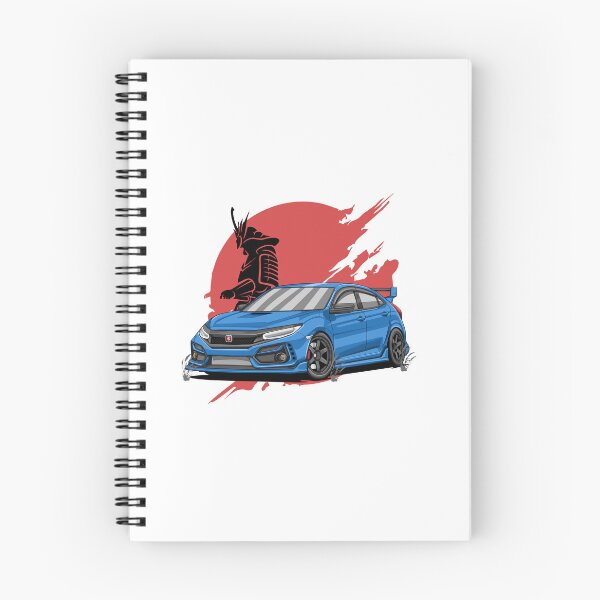Item preview, Japanese Samurai Honda Civic Type R FK8 JDM Illustration designed and sold by TrilogyMerch.