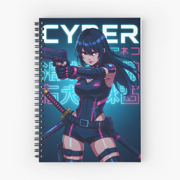 Item preview, Anime Pixel Art: Futuristic Cyberpunk Assassin designed and sold by Salimgor Hangaround Music.