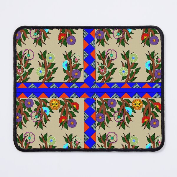 Item preview, Flower Garden repeating pattern - vanilla designed and sold by Svasti Arts and Designs.