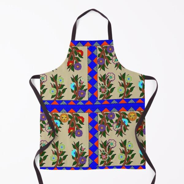 Item preview, Flower Garden repeating pattern - vanilla designed and sold by Svasti Arts and Designs.