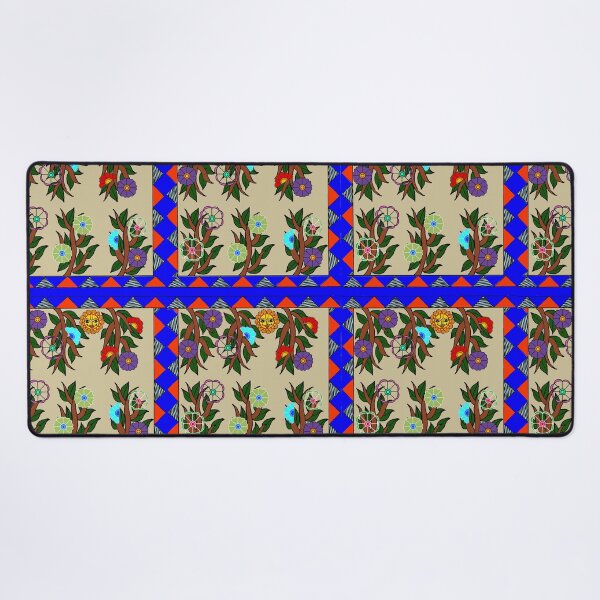 Item preview, Flower Garden repeating pattern - vanilla designed and sold by Svasti Arts and Designs.
