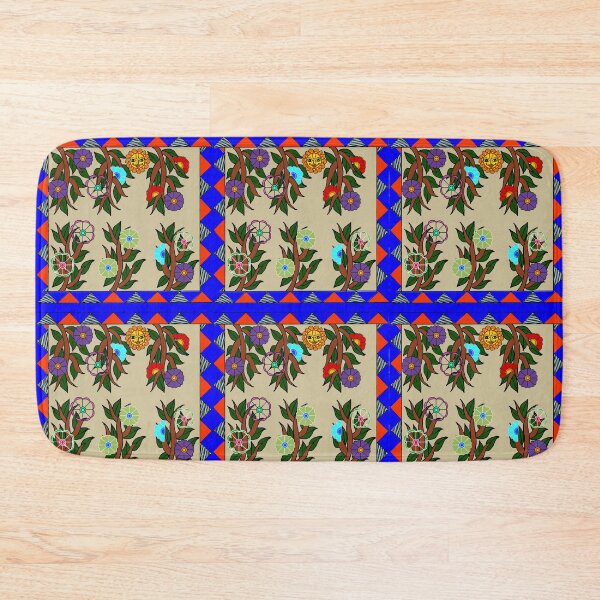 Item preview, Flower Garden repeating pattern - vanilla designed and sold by Svasti Arts and Designs.