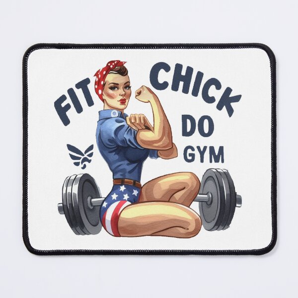 Item preview, Fit Chick Gym Girl designed and sold by maximinano100k.