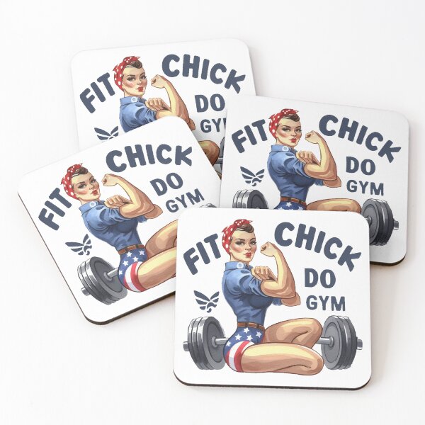 Item preview, Fit Chick Gym Girl designed and sold by maximinano100k.