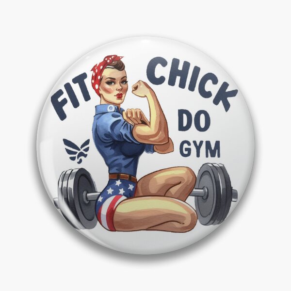 Item preview, Fit Chick Gym Girl designed and sold by maximinano100k.