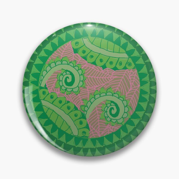 Item preview, Abstract geometric shapes repeating pattern - green designed and sold by Svasti Arts and Designs.