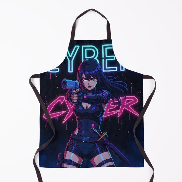Item preview, Cyberpunk warrior in anime/pixel art style designed and sold by Salimgor Hangaround Music.