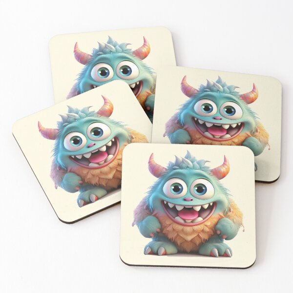 Item preview, My Cuddly Monster, Friendly Fun, Cute Friend designed and sold by CharlottePlaceArt.