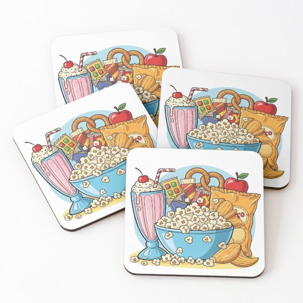 Item preview, Fun and Colorful Junk Food Graphic designed and sold by Pikamuu.
