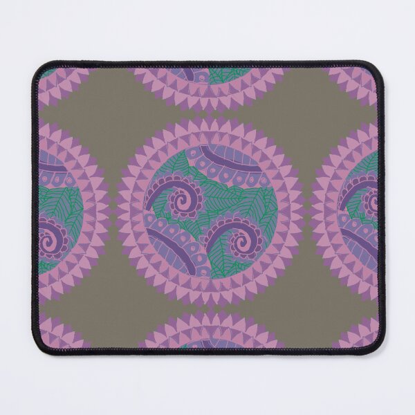 Item preview, Abstract geometric shapes repeating pattern - pink designed and sold by Svasti Arts and Designs.