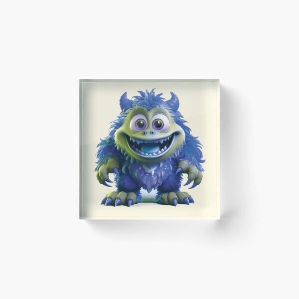 Item preview, My Cuddly Monster, Friendly Fun, Cute Friend designed and sold by CharlottePlaceArt.