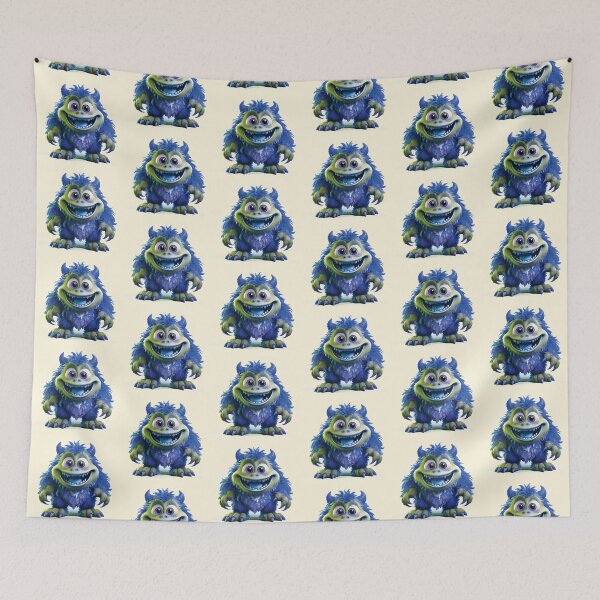Item preview, My Cuddly Monster, Friendly Fun, Cute Friend designed and sold by CharlottePlaceArt.