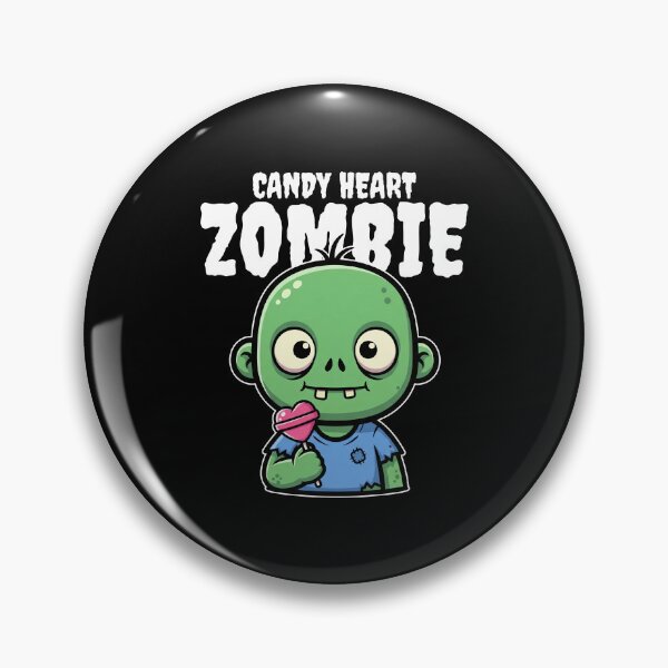 Item preview, CANDY HEART ZOMBIE - ZOMBIE HALLOWEEN designed and sold by KEF Custom.