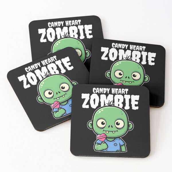 Item preview, CANDY HEART ZOMBIE - ZOMBIE HALLOWEEN designed and sold by KEF Custom.