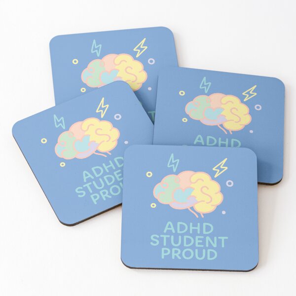 Item preview, ADHD Student Proud | Neurodivergent Pride Sticker | Self Advocacy Gift designed and sold by Feline Rockstars.