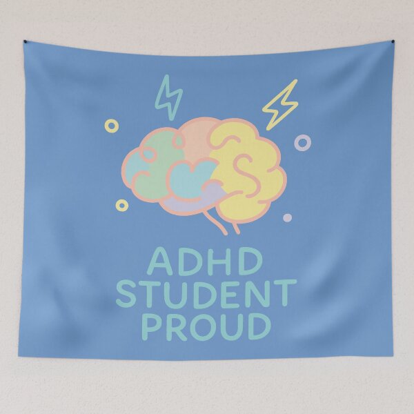 Item preview, ADHD Student Proud | Neurodivergent Pride Sticker | Self Advocacy Gift designed and sold by Feline Rockstars.