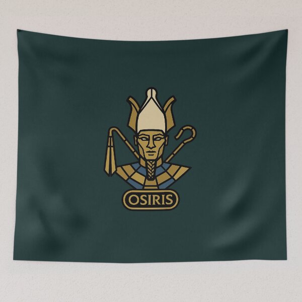 Item preview, Osiris Low-Poly Geometric Bust – Egyptian God of the Afterlife designed and sold by Bratak.
