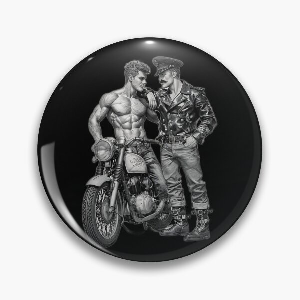 Item preview, Serie de motociclistas de cuero gay: Diseño gráfico del orgullo de cuero designed and sold by ItsAKinkThing.