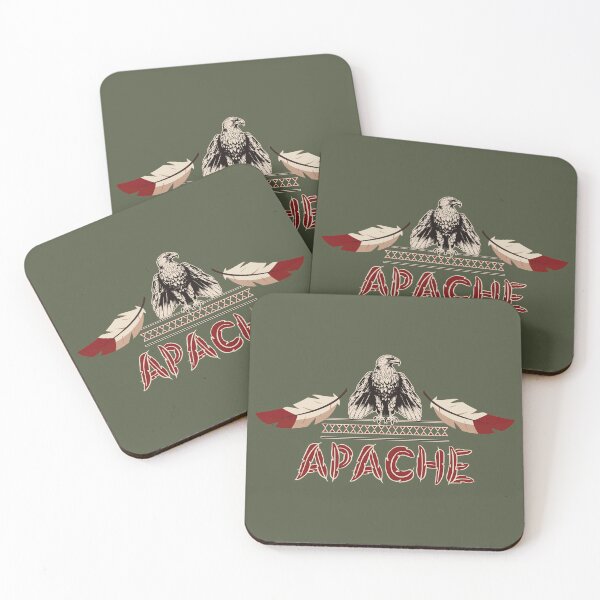 Item preview, Native American Tribe Apache With Adler And Feders designed and sold by Mapeti.