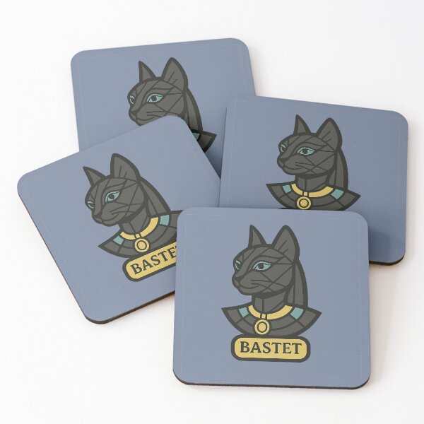 Item preview, Bastet Neo-Cartridge Low-Poly | Egyptian Cat Goddess Vector designed and sold by Bratak.